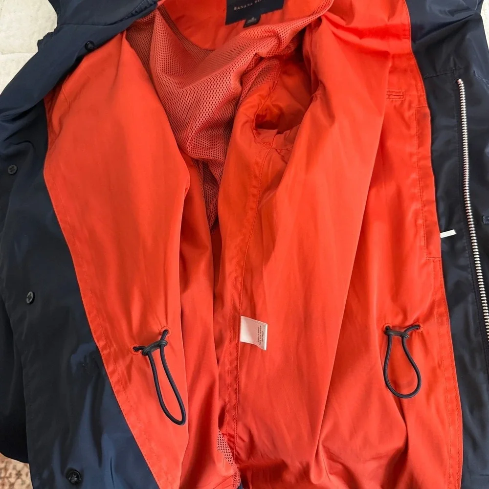 Banana Republic Mens Fleet Jacket S Water Resistent Lightweight Outdoors Casual
